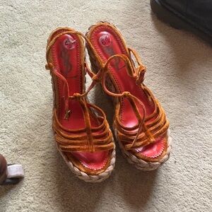 YSL sandals rare find fit 36.5
